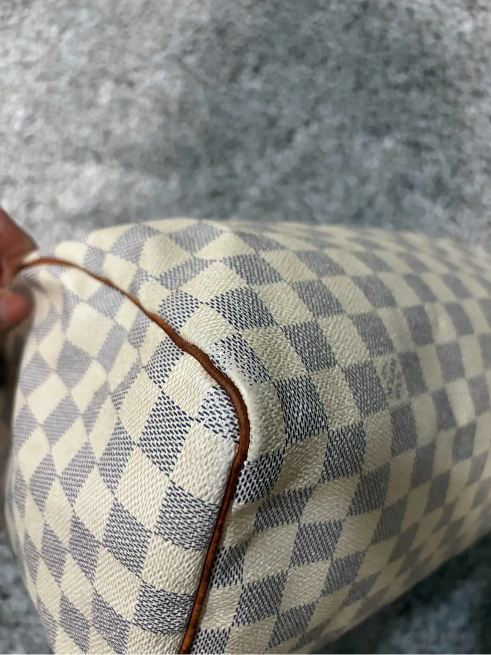 Louis Vuitton Speedy 30 Damier Azur Authentic Made in France